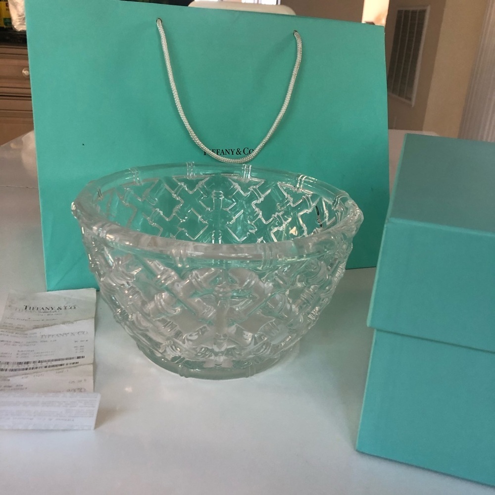 Brand New Tiffany & Co. 9” Bamboo Bowl